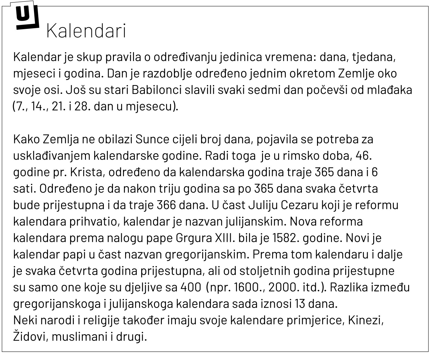 Povijest kalendara